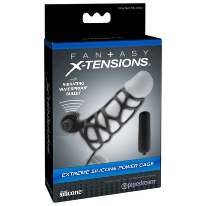 FANTASY X-TENSIONS - EXTREME SILICONE COCK CAGE