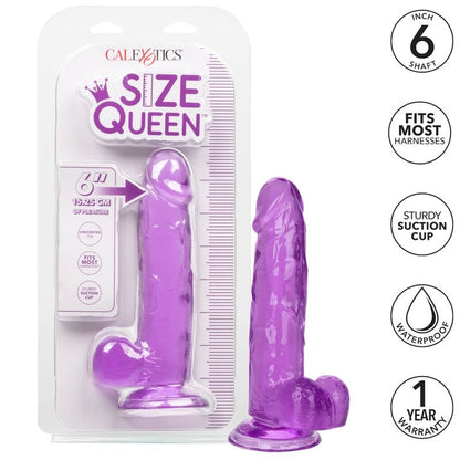 CALEXOTICS - QUEEN-SIZED DILDO PURPLE 15.3 CM