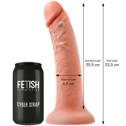 FETISH SUBMISSIVE CYBER STRAP - HARNESS WITH REMOTE CONTROL DILDO WATCHME L-TECHNOLOGY