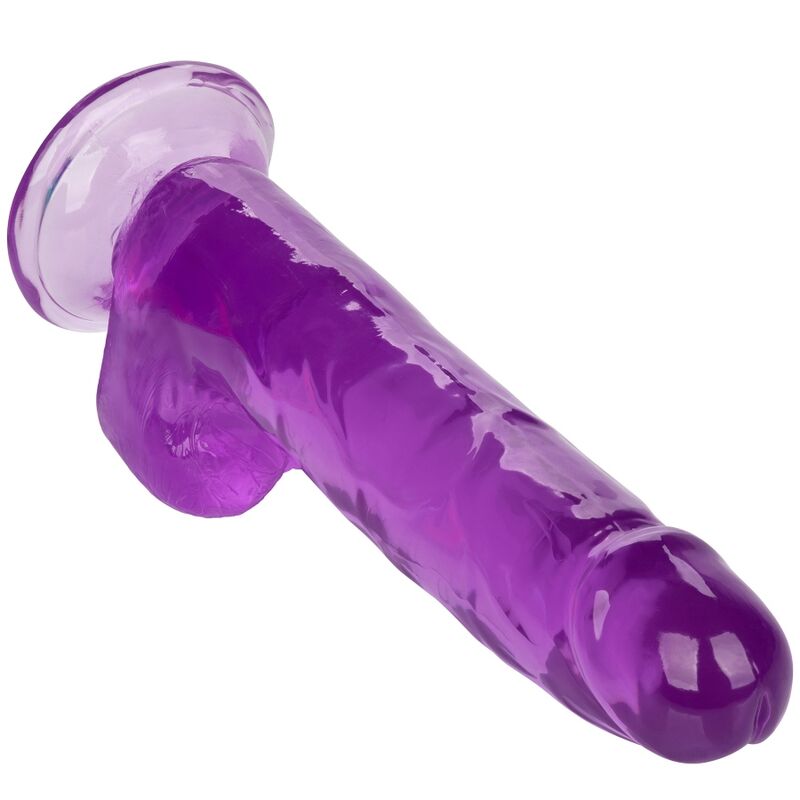CALEXOTICS - KING SIZE DILDO PURPLE 8 IN