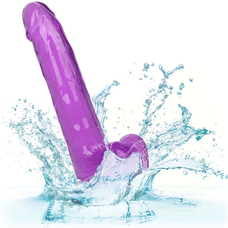CALEXOTICS - KING SIZE DILDO PURPLE 8 IN