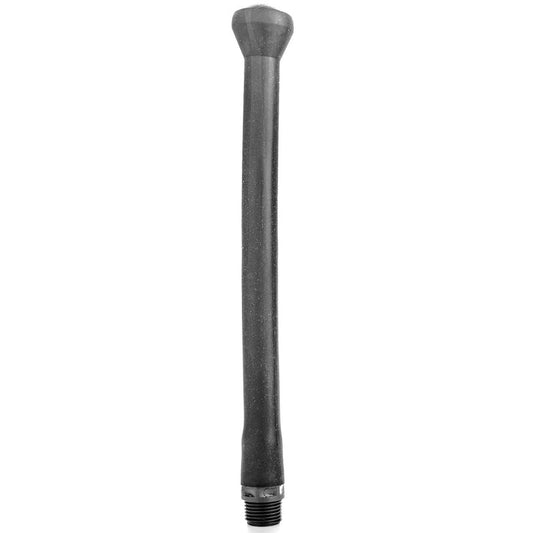 ALL BLACK - SHOWER ANAL SILICONE STOPPER SYSTEM 27 CM