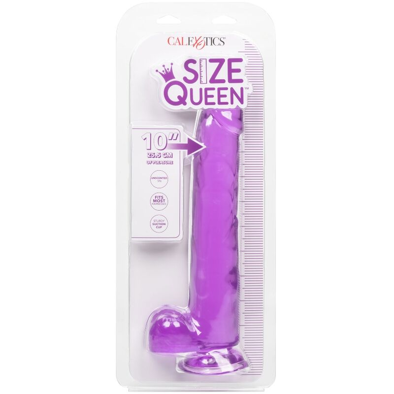 CALEXOTICS - KING SIZE DILDO PURPLE 25.5 CM