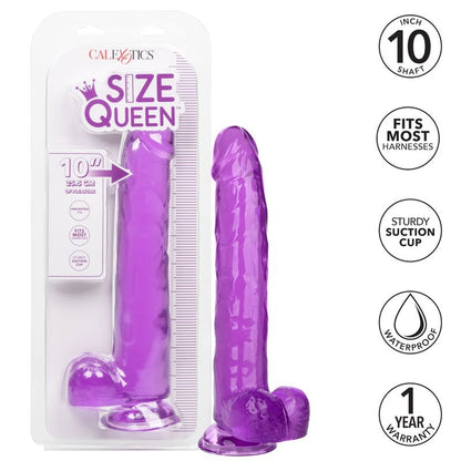 CALEXOTICS - KING SIZE DILDO PURPLE 25.5 CM
