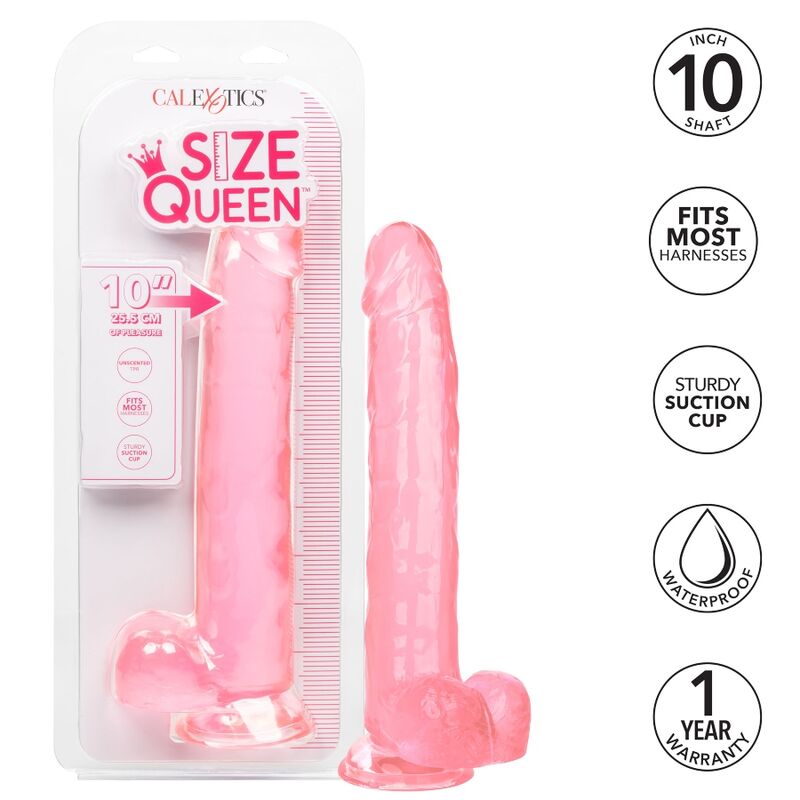 CALEXOTICS - QUEEN SIZE DILDO PINK 25.5 CM