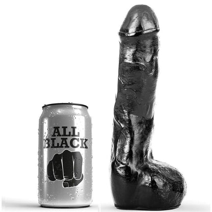 ALL BLACK - REALISTIC ANAL DILDO 20 CM