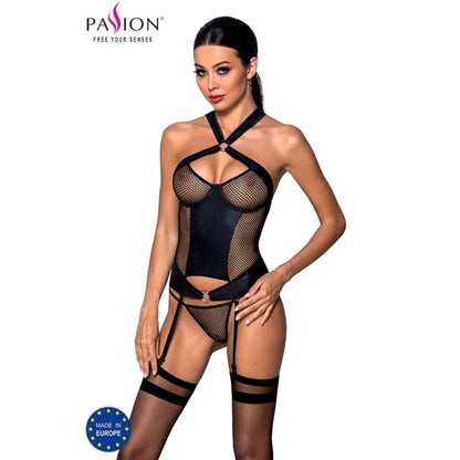 PASSION - AMANDA ORGANIC LEATHER CORSET S/M