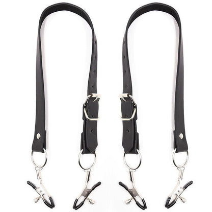 OHMAMA FETISH - CLITORAL CLAMPS WITH LEG STRAPS