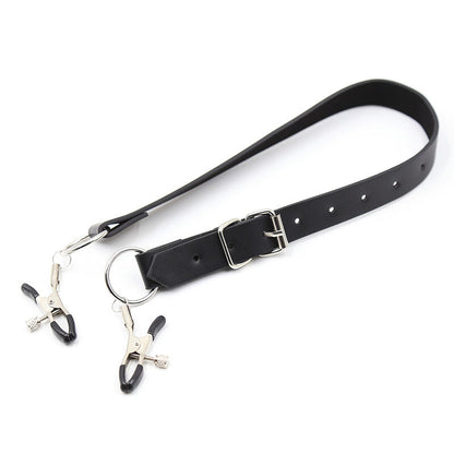 OHMAMA FETISH - CLITORAL CLAMPS WITH LEG STRAPS