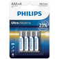 PHILIPS - ULTRA ALKALIBATTERIE AAA LR03 4 EINHEIT