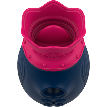 INTENSE - CLITORIS STIMULATOR 10 SUCTION AND LICK MODES - BLUE