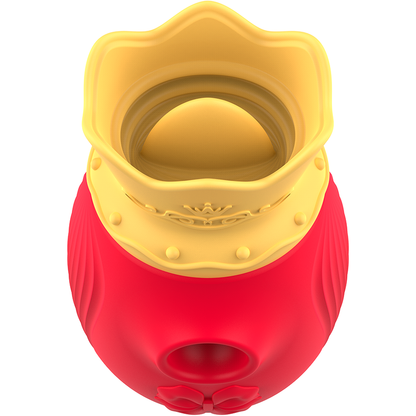 INTENSE - CLITORAL STIMULATOR 10 SUCTION AND LICK MODES - RED