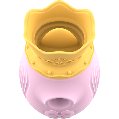 INTENSE - CLITORAL STIMULATOR 10 SUCTION AND LICK MODES - PINK