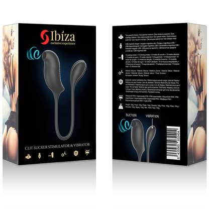 IBIZA - MAGICAL CLITORAL SUCTION AND VIBRATION STIMULATOR