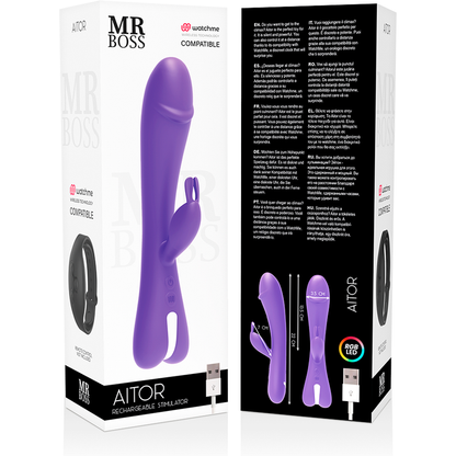 MR BOSS - AITOR RABBIT + WATCHME-FERNBEDIENUNG