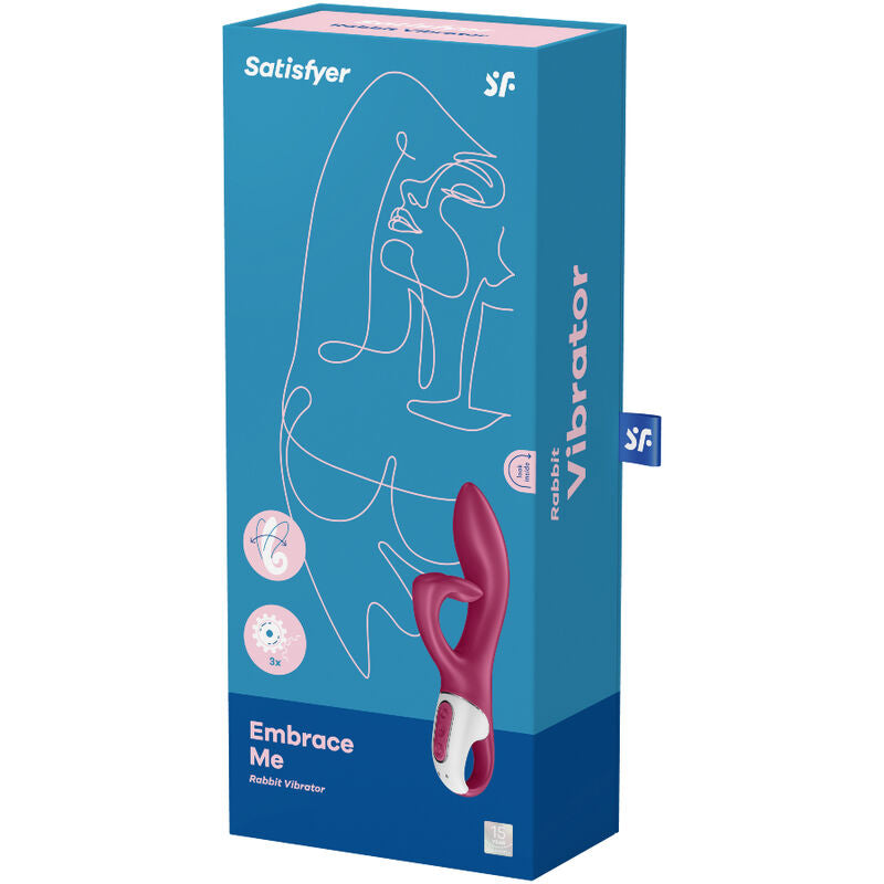 SATISFYER - EMBRACE ME G-SPOT VIBRATOR BERRY