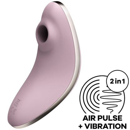 SATISFYER - VULVA LOVER 1 AIR PULSE STIMULATOR & VIBRATOR PURPLE