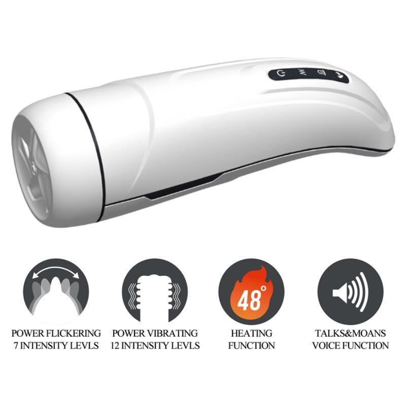 PRETTY LOVE - MARISSA MALE MASTURBATOR WITH VIBRATION, HEAT, VOICE AND SUCTION