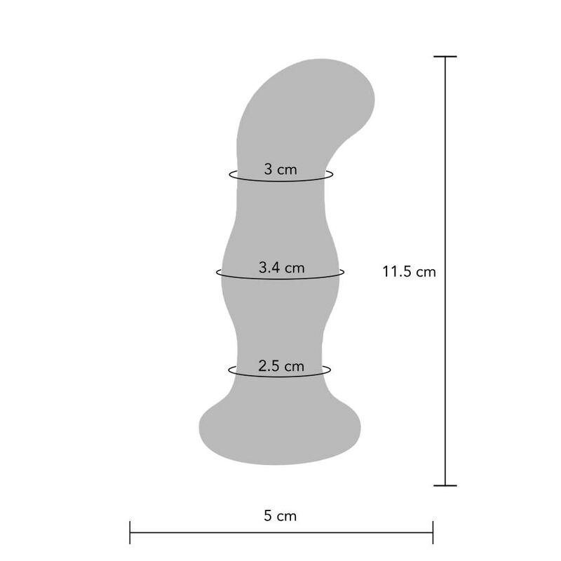 TOYJOY - THE GLEAMING VIBRATING GLASS BUTTPLUG