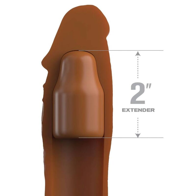 FANTASY X-TENSIONS - PIPEDREAMS SLEEVE 20.32 CM + 5.00 CM INCH PLUG CARAMEL