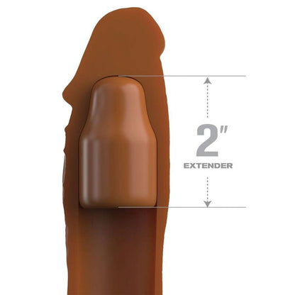 FANTASY X-TENSIONS - PIPEDREAMS SLEEVE 20.32 CM + 5.00 CM INCH PLUG CARAMEL