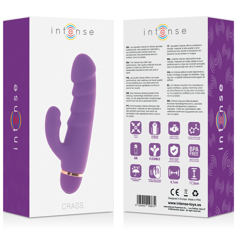 INTENSE - KRAS 20 SPEEDS SILICONE VIBRATOR