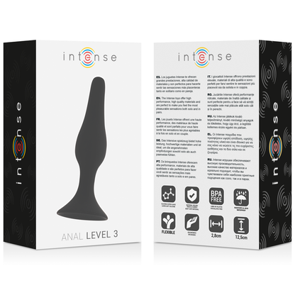 INTENSE - ANAL STAGE 3 12.5CM BLACK