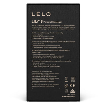 LELO - LILY 3 PERSONAL MASSAGER - LAVENDER
