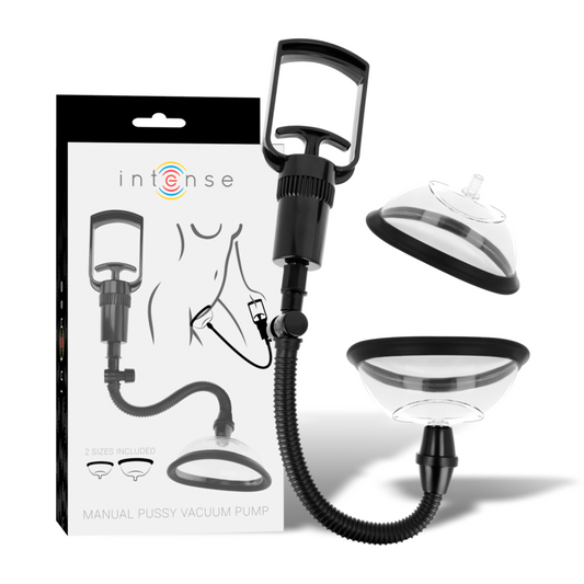 INTENSE - PUMP VAGINAL HAND PUMP WITH TWO REPLACEABLE CUPS