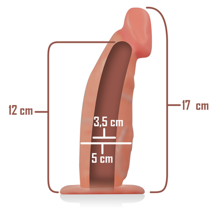 INTENSE - HOLLOWWARE WITH DILDO 18 X 3.5 CM