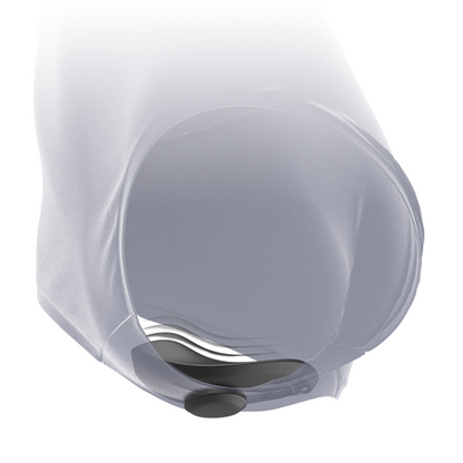 BLACK&SILVER - PRESTON RECHARGEABLE SILICONE VIBRATOR PANTY BLACK
