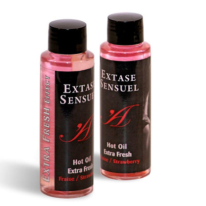 SENSUAL ECSTASY - MASSAGE OIL WITH EXTRA FRESH STRAWBERRY EFFECT 100 ML