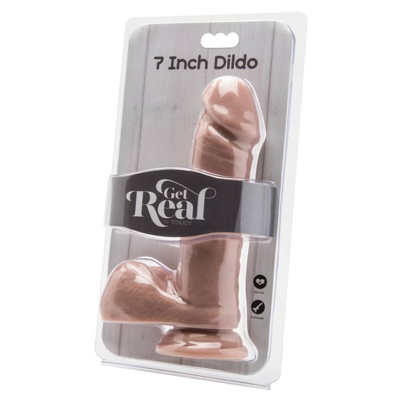 GET REAL - DILDO 18 CM WITH FORESKIN