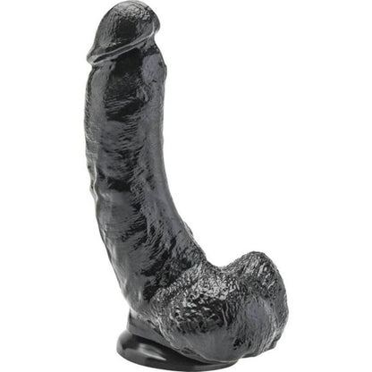 GET REAL - DILDO 20.5 CM WITH BEADS BLACK