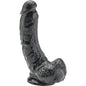 GET REAL - DILDO 20.5 CM WITH BEADS BLACK