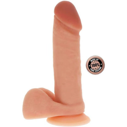 GET REAL - SILICONE DILDO 20.5 CM WITH BALLS SKIN