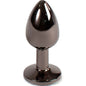 SECRETPLAY - GUNMETAL BUTT PLUG KLEINE GRÖSSE 7 CM