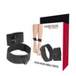 DARKNESS - ANKLE CUFFS MADE OF BLACK NYLON