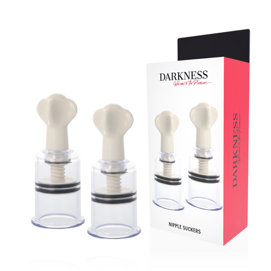 DARKNESS - TRANSPARENT TEAT 3.1 CM DIAMETER