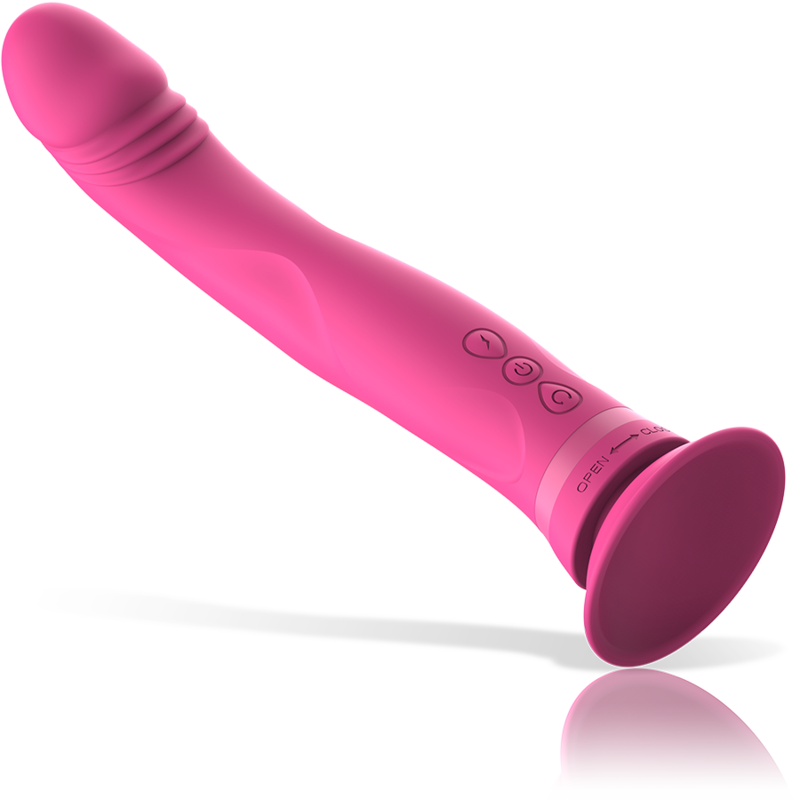 INTENSE - MICHELANGELO ROSA SILICONE VIBRATOR DILDO