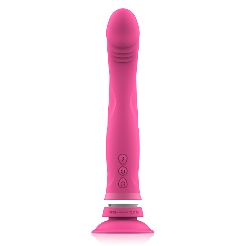 INTENSE - MICHELANGELO ROSA SILICONE VIBRATOR DILDO