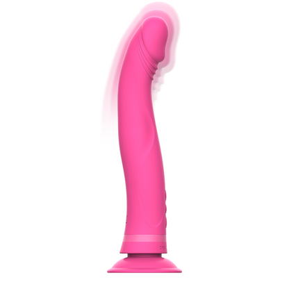 INTENSE - MICHELANGELO ROSA SILICONE VIBRATOR DILDO