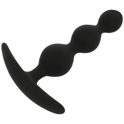 BLACK&SILVER - RUPERT ANAL BEAD CHAIN 10 CM