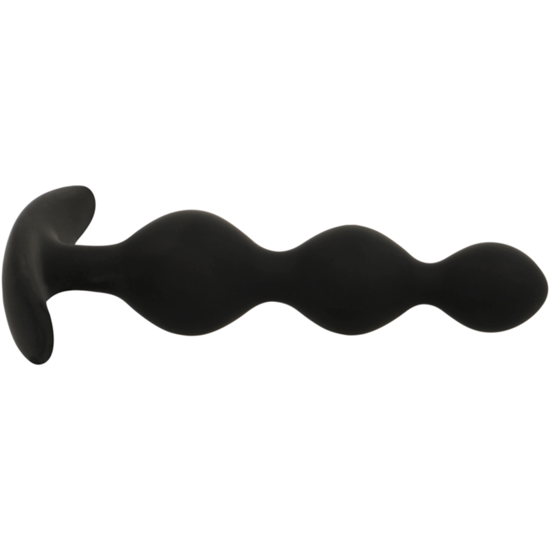 BLACK&SILVER - RUPERT ANAL BEAD CHAIN 10 CM