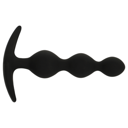 BLACK&SILVER - RUPERT ANAL BEAD CHAIN 10 CM