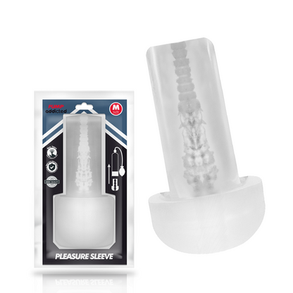 PUMP ADDICTED - PLEASURE SLEEVE MASTURBATOR SIZE M