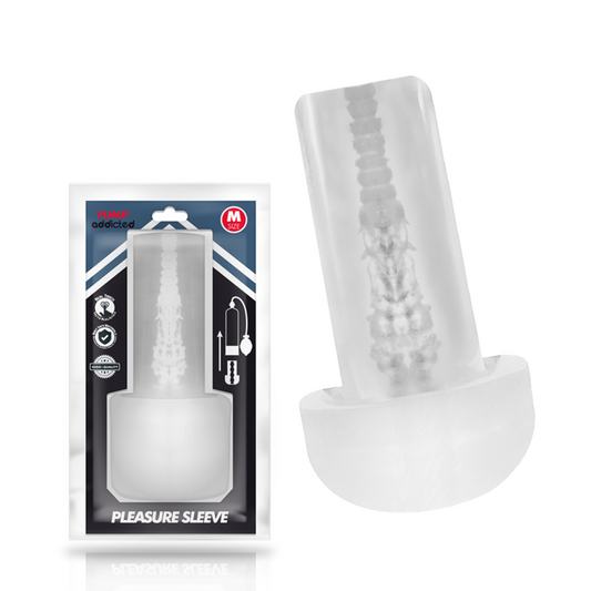 PUMP ADDICTED - PLEASURE SLEEVE MASTABADOR GRÖSSE M