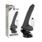 BASECOCK - ARTICULATED VIBRATOR WITH REMOTE CONTROL BLACK 18.5 CM -O- 4 CM