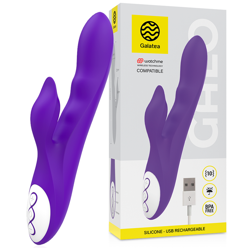 GALATEA - GALO VIOLETTER VIBRATOR + WATCHME-FERNBEDIENUNG