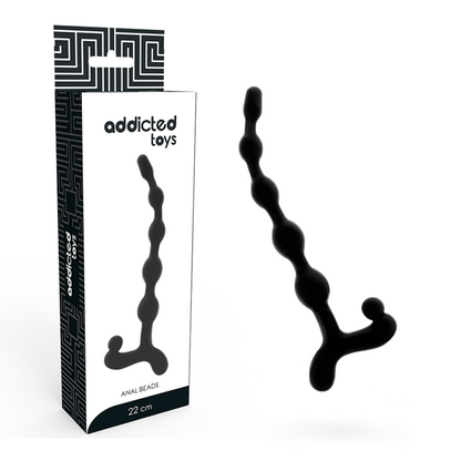 ADDICTED TOYS - ANAL BEADS 22 CM BLACK